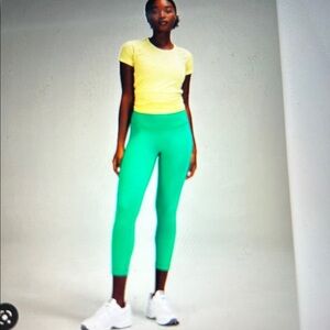 Lululemon Wunder Under Train High Rise Crop 23” in “Maldives Green”, 4
